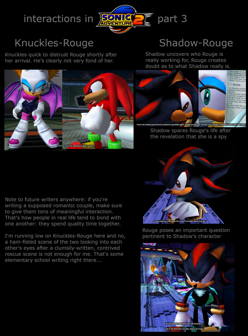 absurd_res chiropteran echidna educational eulipotyphlan female hedgehog hi_res human informative knuckles_the_echidna male mammal maria_robotnik monotreme rouge_the_bat sega shadow_the_hedgehog sonic_the_hedgehog_(series)