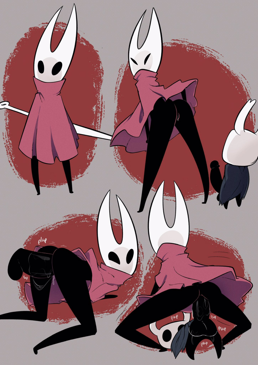 2021 ambiguous_penetration arthropod black_body butt clothed clothed_sex clothing cowgirl_position doggystyle duo fecharis female female_focus female_penetrated from_behind_position from_front_position genitals hi_res hollow_knight hornet_(hollow_knight) humanoid_genitalia humanoid_penis joshin larger_female larger_penetrated male male/female male_penetrating male_penetrating_female on_bottom on_top onomatopoeia penetration penile penile_penetration penis protagonist_(hollow_knight) pussy sex size_difference smaller_male solo_focus sound_effects team_cherry text vessel_(species) video_games