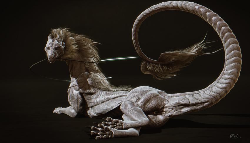 anus asian_mythology claws dragon east_asian_mythology eastern_dragon female feral genitals mythology paws pussy