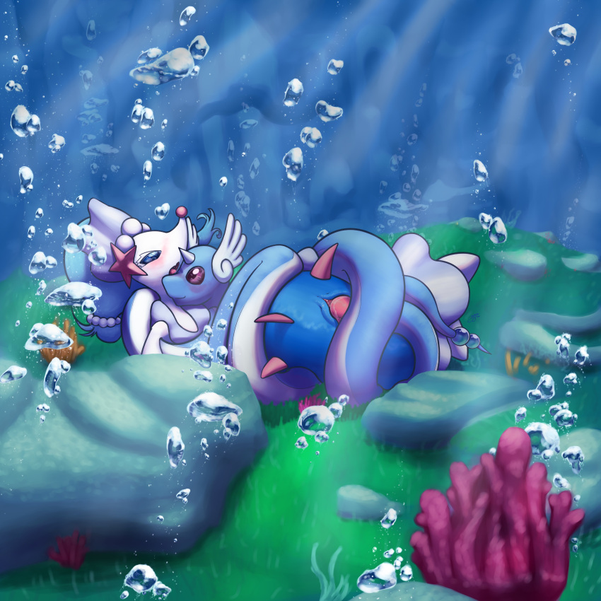 absurd_res dragonair duo female feral hi_res male male/female nintendo penetration pok&eacute;mon pok&eacute;mon_(species) primarina underwater vaginal vaginal_penetration vaithun video_games water