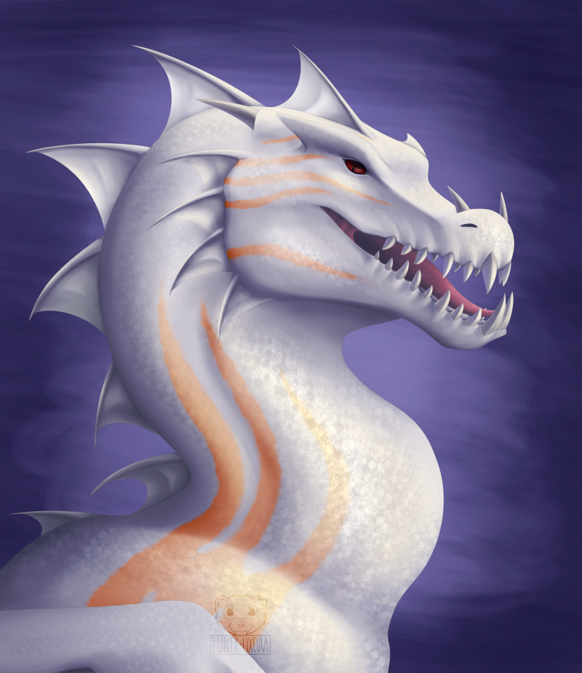 2022 digital_media_(artwork) dragon ferrety-lixciaa hi_res open_mouth red_eyes spines teeth tongue
