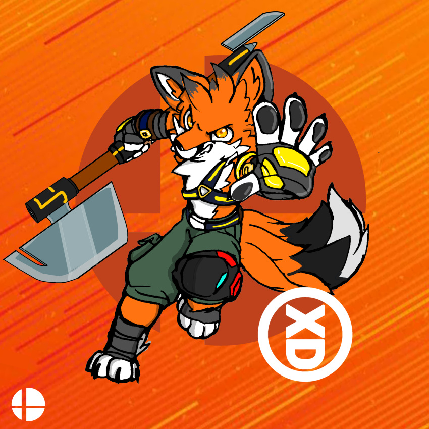 absurd_res age_difference anthro fan_character fox_tail grafiti_xd hi_res hybrid male original_character_do_not_steal profile_icon ryder_the_fox solo younger_male