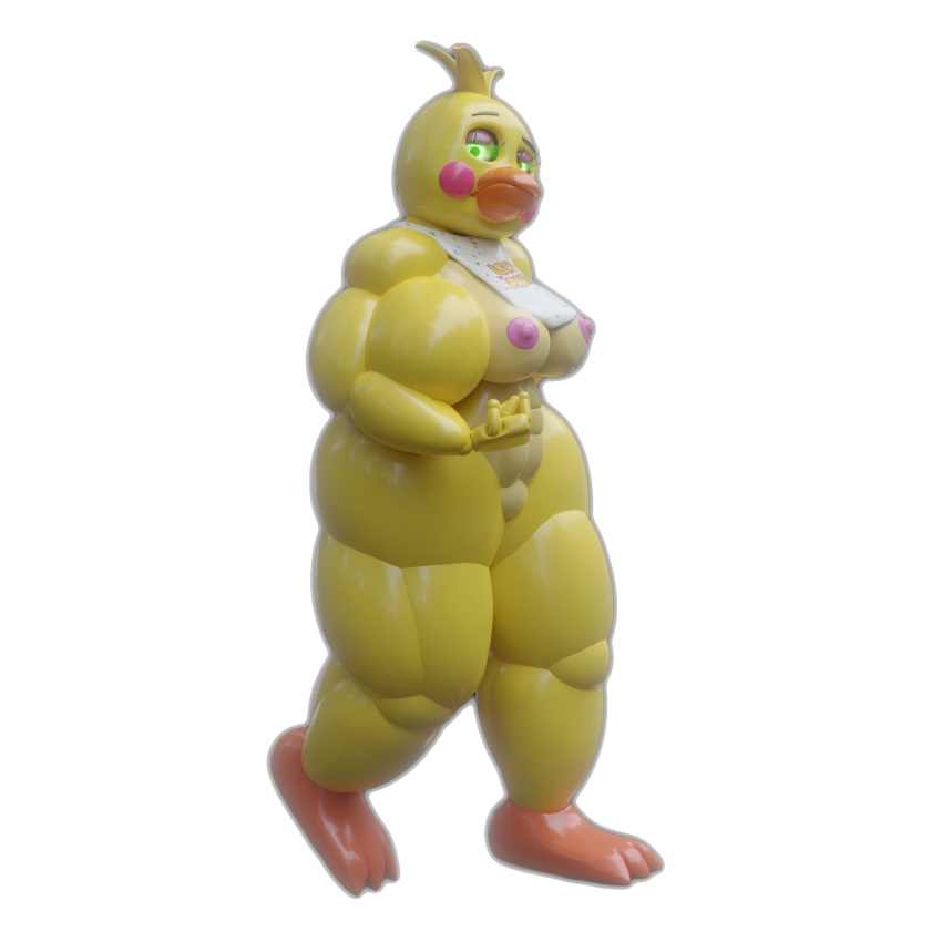 1:1 2022 3d_(artwork) abs alpha_channel animatronic anthro avian biceps big_muscles bird blender_(software) breasts chicken digital_media_(artwork) dm-artworks female five_nights_at_freddy's five_nights_at_freddy's_2 galliform gallus_(genus) growth hi_res huge_muscles hyper hyper_muscles looking_at_viewer machine muscle_growth muscular muscular_anthro muscular_female nipples nude phasianid robot scottgames simple_background solo toy_chica_(fnaf) transparent_background video_games