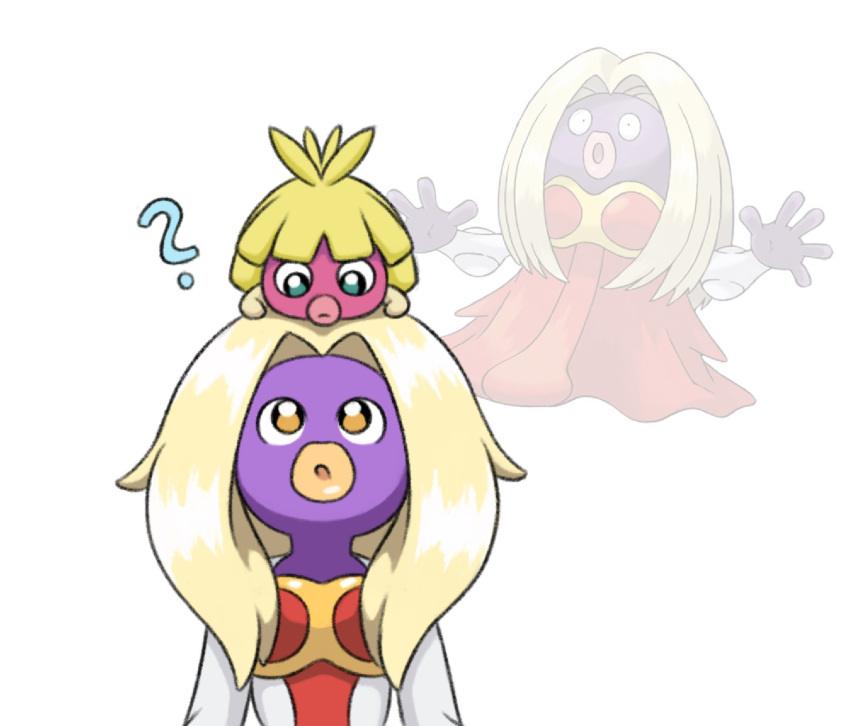 confusion duo eye_contact female hecs hi_res humanoid jynx looking_at_another nintendo pok&eacute;mon pok&eacute;mon_(species) shy_ayu smoochum video_games