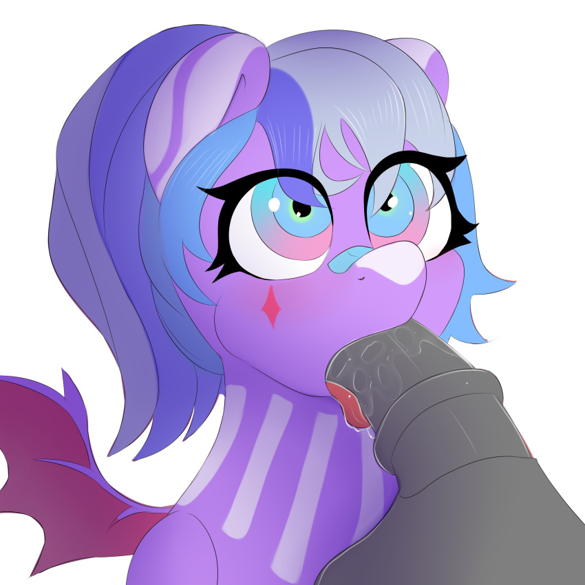 absurd_res ambiguous_gender animal_genitalia animal_penis bandage_on_nose bat_pony bat_wings blue_eyes blue_hair diamond_(marking) duo equid equine_penis fan_character feral genitals hair hasbro hi_res knochka male male/ambiguous mammal markings medial_ring membrane_(anatomy) membranous_wings multicolored_eyes multicolored_hair my_little_pony penis pink_eyes purple_body purple_hair simple_background two_tone_eyes white_background white_hair wings