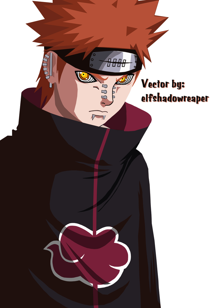 male naruto pain signed vector