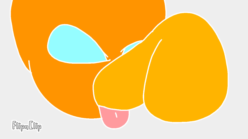 2022 alpog21_(artist) animated anthro balls big_balls big_penis blue_eyes digital_media_(artwork) domestic_cat duo ears_up erection felid feline felis flipaclip frame_by_frame genitals male mammal nude open_mouth oral oral_penetration orange_head penetration penis sex simple_background sucking tongue tongue_out yellow_balls