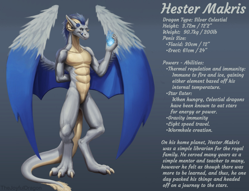 anthro dragon feathers feet hester_makris hi_res horn male paws rose_(disambiguation) solo thejoyfuldragon wings