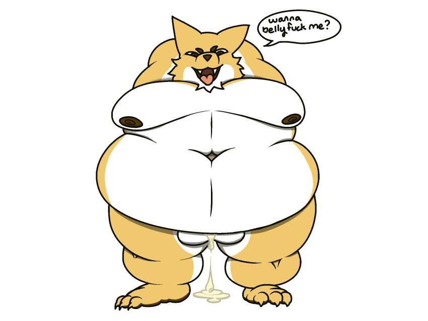 3_toes anthro applebottomfemboy belly bodily_fluids canid canine canis cum feet genital_fluids hi_res male mammal morbidly_obese morbidly_obese_male navel nipples obese obese_male overweight overweight_male solo toes wolf