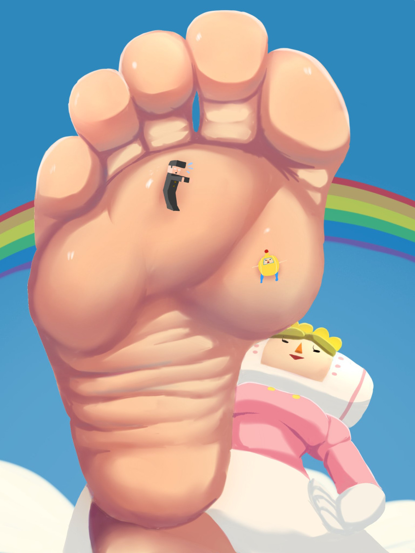 alien dmandestroys feet female foot_fetish foot_focus group hi_res humanoid humanoid_feet katamari katamari_damacy macro male mature_female mother not_furry parent royalty the_queen_of_all_cosmos_(character) video_games wrinkled_feet