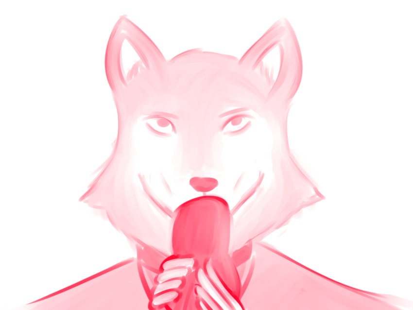 2015 ambiguous_gender anthro canid canine canis clothing digital_media_(artwork) duo fellatio jam_(artist) knot looking_up male mammal oral penile religious_clothing reverend_wolf_(jam) sex simple_background wolf