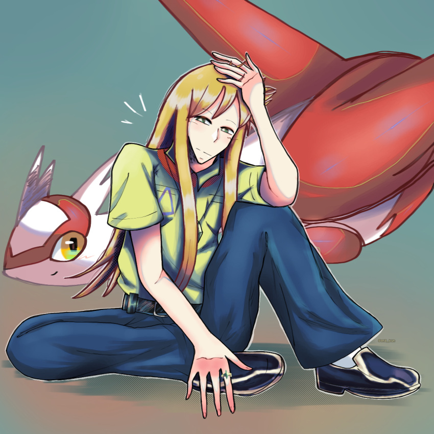 cutefreak emerald_(pokemon) highres latias non-web_source older pokemon pokemon_(game) pokemon_adventures pokemon_emerald pokemon_rse