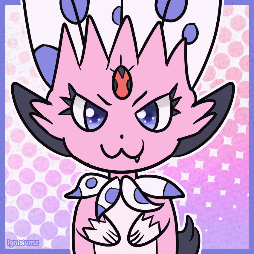 ambiguous_gender animated anthro claws emote feathers fur generation_4_pokemon hi_res ignisiumz jewelry kerolink licking male nintendo pink_body pink_fur pokemon pokemon_(species) purple_eyes solo tail tongue tongue_out vtuber weavile