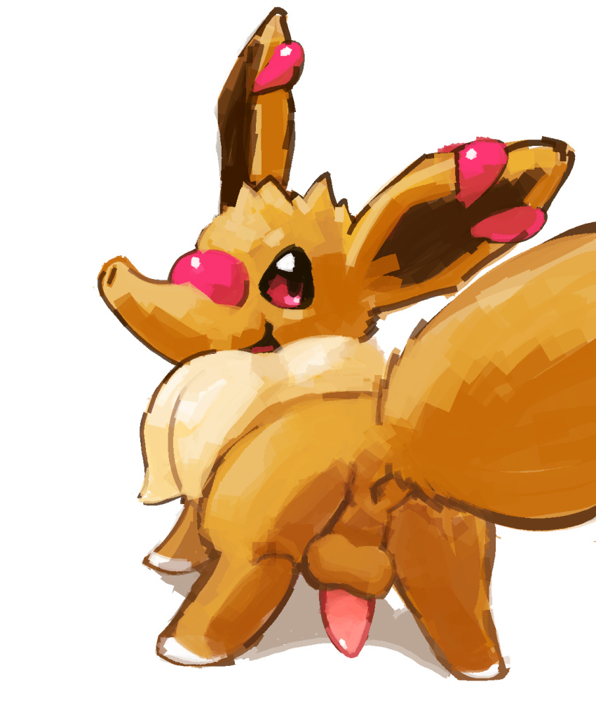 anus balls eevee fak&eacute;mon feral fusion genitals hi_res kiophen nintendo penis phanpy pok&eacute;mon pok&eacute;mon_(species) video_games