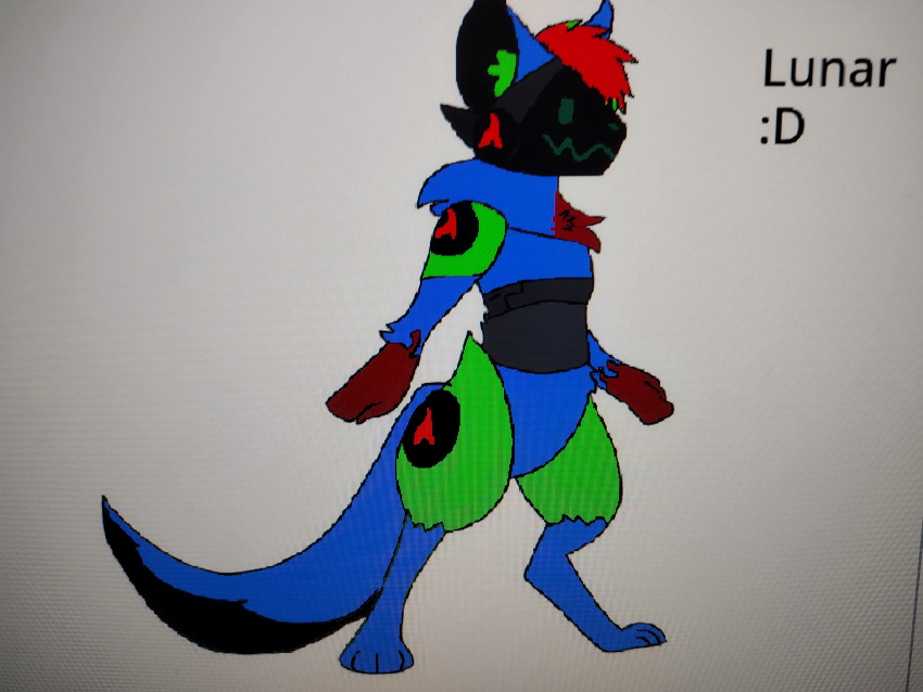 absurd_res anthro hi_res lunar machine male protogen solo