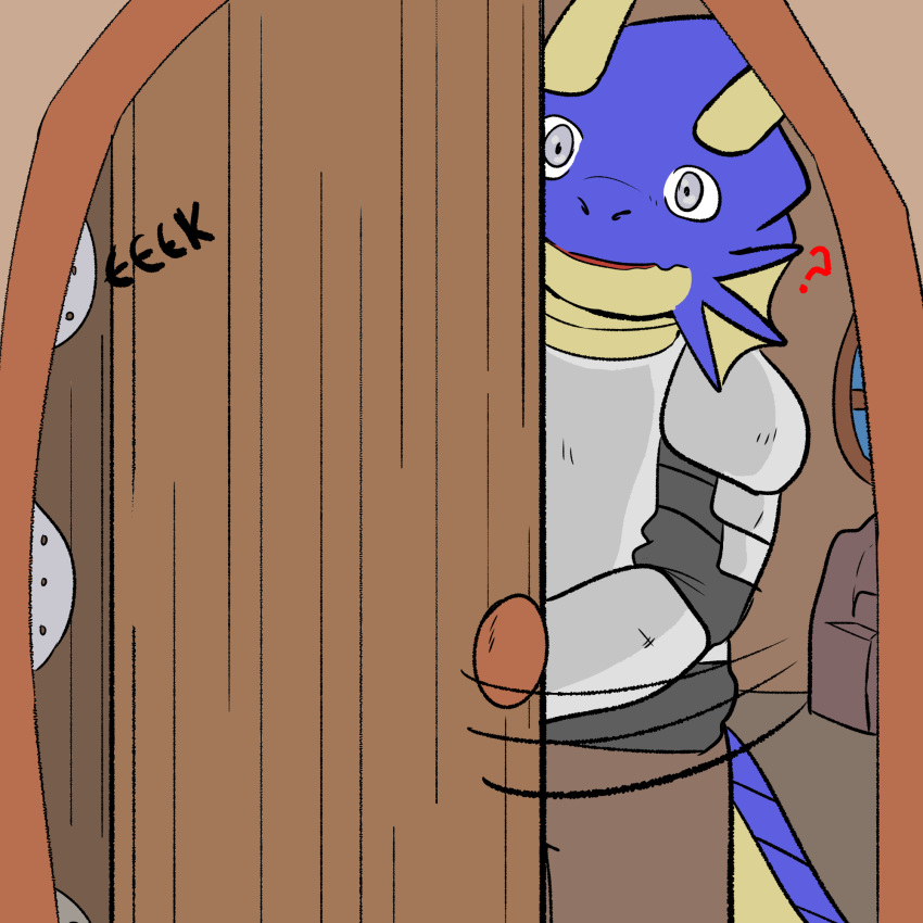 anthro armor building comic confusion door dragon dragonborn hi_res history house invalid_tag knocking kobold lobi_top male male/male solo