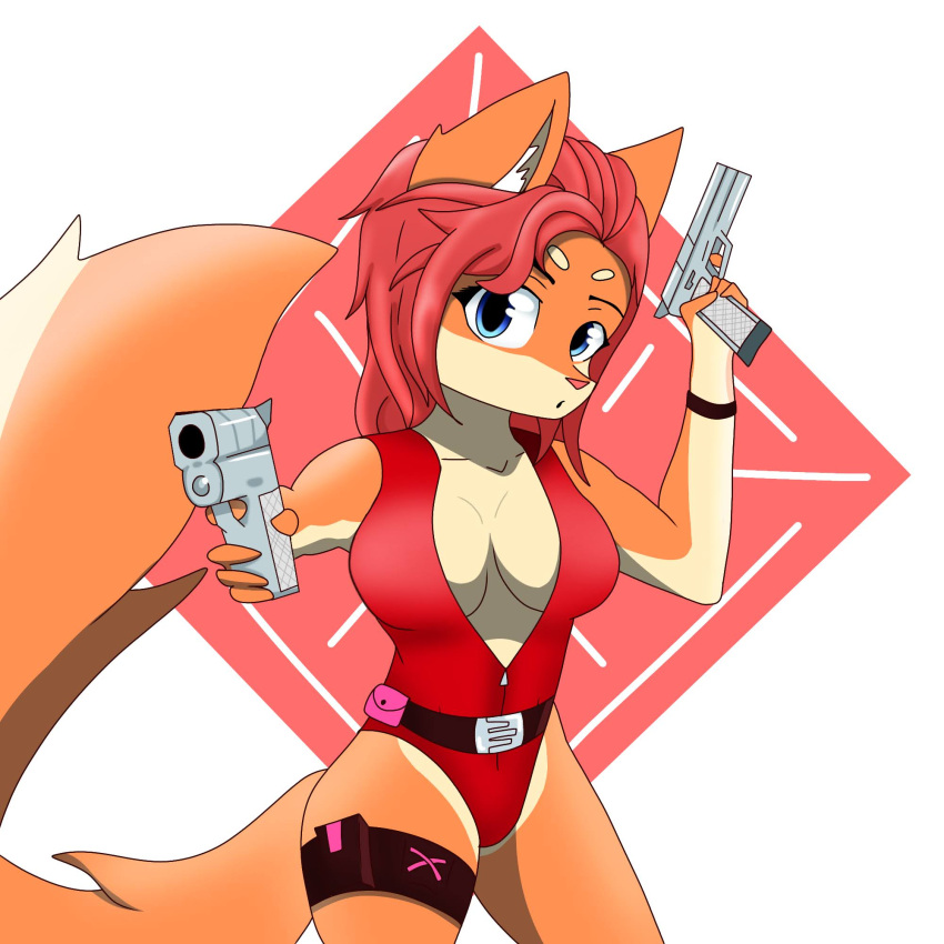 agent anthro big_(disambiguation) breasts canid canine canis character clear clothed clothing cubby curvaceous curvy_figure eyes fan_character female furryartwork gun hair handgun hi_res holding_object holding_weapon invalid_tag mammal opencommission ranged_weapon red_hair solo spy swimwear tactical tacticool unknown_artist voluptuous weapon wolf