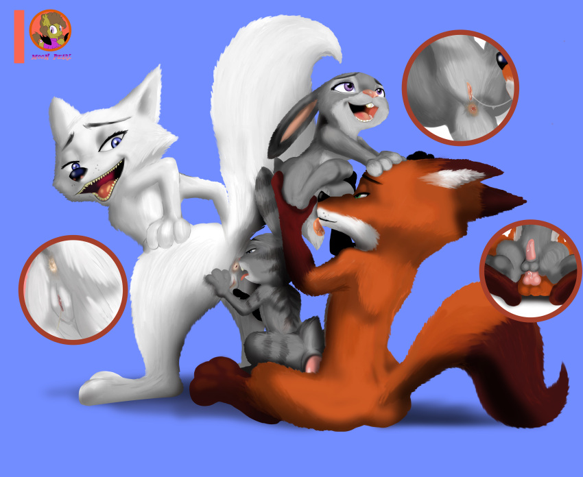 absurd_res ahegao anal anthro anus canid canine cunnilingus disney female fox genitals group group_sex hare hi_res intersex intersex/intersex interspecies jack_savage judy_hopps lagomorph leporid looking_pleasured male male/male mammal moon_pearl nick_wilde nude oral orgy pussy rabbit red_fox rimming sex simple_background skye_(zootopia) succubi_samus vaginal zootopia