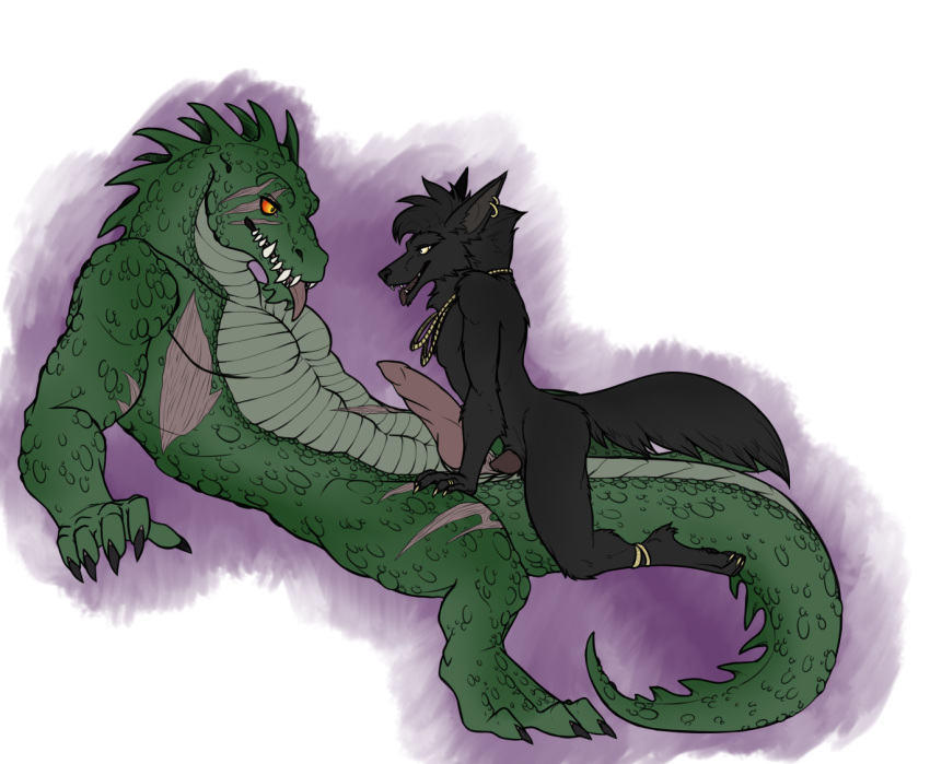 abs alligator alligatorid anal anal_penetration animal_genitalia ankle_tuft anklet anthro anthro_on_anthro anthro_penetrated anthro_penetrating anthro_penetrating_anthro anubian_jackal arm_scar arm_support back_spines biped black_body black_claws black_fur canid canine canis chest_scar claws crocodilian duo ear_piercing ear_ring erection eye_contact facial_scar fangs fluffy fluffy_tail from_front_position fur genital_slit genitals green_body green_scales happy happy_sex head_spines head_tuft jackal jewelry larger_penetrated leg_scar leg_tuft long_tail looking_at_another looking_at_partner lying male male/male male_penetrated male_penetrating male_penetrating_male mammal missionary_position multicolored_body multicolored_scales muscular muscular_anthro muscular_male naz'akh neck_tuft necklace nude on_back orange_sclera pecs penetration penile penile_penetration penis penis_in_ass piercing pink_penis reptile rilohn scales scalie scar sex sharp_teeth side_butt side_view size_difference slim slim_anthro slim_male slit small_dom_big_sub smile tail_spines teeth thick_tail tongue tongue_out tuft two_tone_body two_tone_scales vampirika white_body white_claws white_scales yellow_sclera