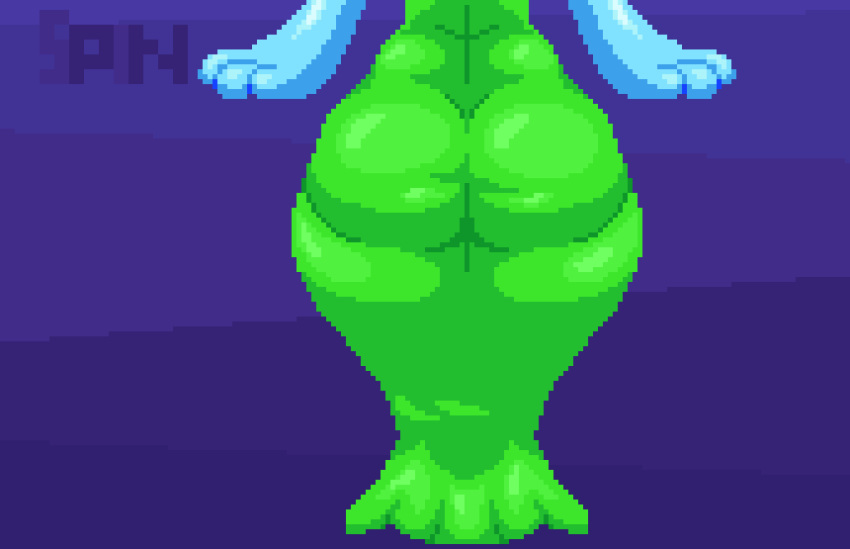 animal_humanoid animated big_butt blue_body butt clothing cnidarian cnidarian_humanoid curvy_figure digital_media_(artwork) dress female goo_creature hourglass_figure huge_thighs humanoid jellyfish jellyfish_humanoid jellyfish_sisters loop marine marine_humanoid mario_and_luigi_(series) mario_bros medusozoan medusozoan_humanoid merri_(mario) nintendo pixel_(artwork) pixel_animation shaking_butt short_playtime solo spinneborg superstar_saga thick_thighs video_games wide_hips