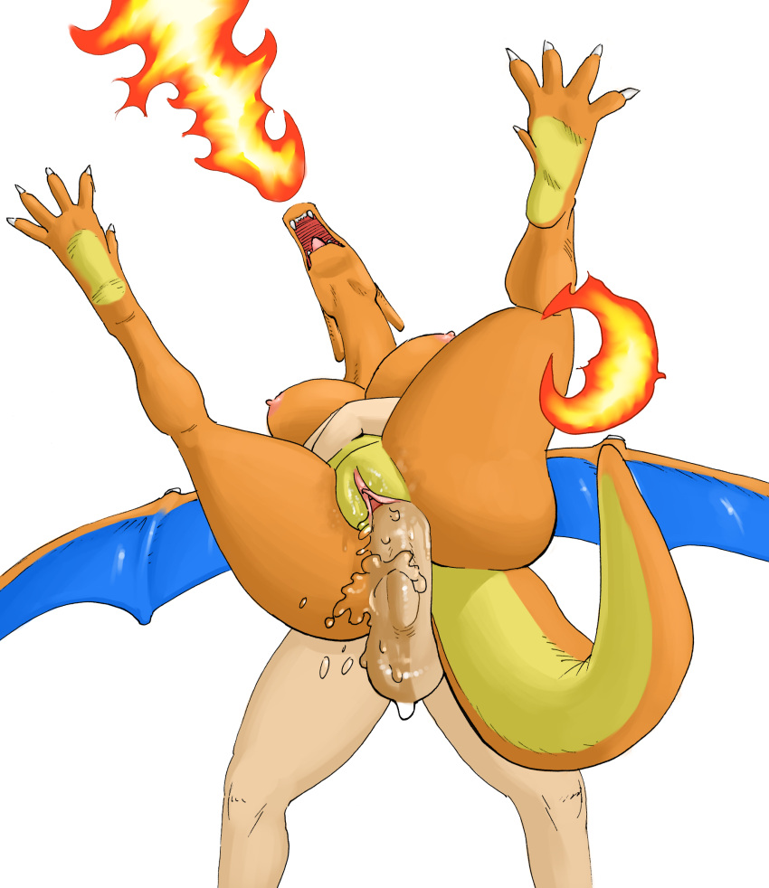 anthro anthro_penetrated anthrofied areola big_breasts big_butt big_penis big_tail biped bodily_fluids breasts breath_powers butt carrying carrying_partner charizard clitoris curvy_figure dripping duo elemental_manipulation erection excessive_pussy_juice female fire fire_breathing fire_manipulation genital_fluids genitals hi_res huge_breasts huge_penis human human_on_anthro human_penetrating human_penetrating_anthro interspecies male male/female mammal nintendo nipples open_mouth penetration penile penile_penetration penis penis_in_pussy plump_labia pok&eacute;mon pok&eacute;mon_(species) pok&eacute;philia pussy pussy_juice pussy_juice_drip realius sex thick_thighs tongue vaginal vaginal_penetration video_games voluptuous