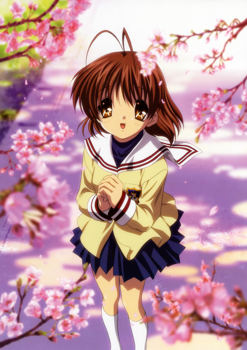 clannad furukawa_nagisa ikeda_kazumi seifuku tagme