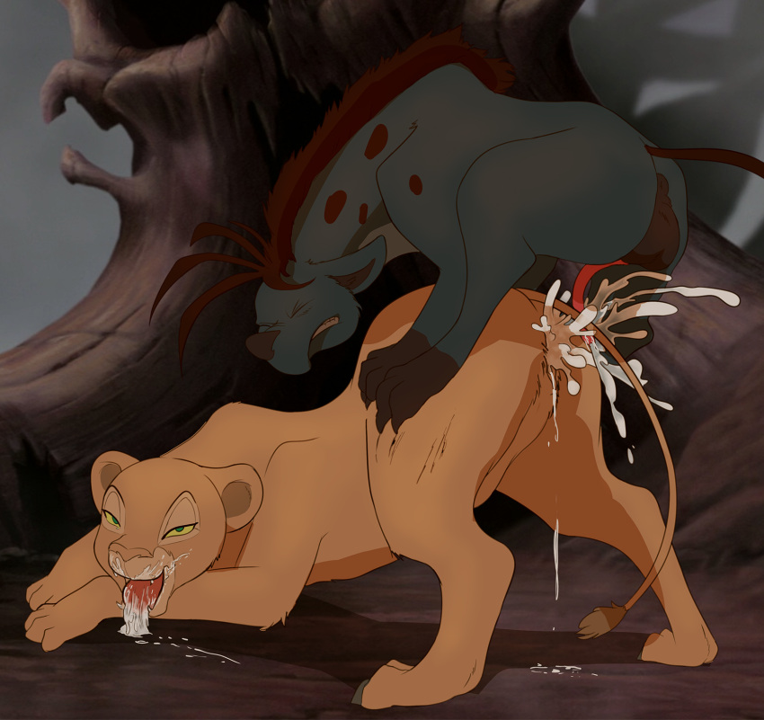 2021 bodily_fluids cum cum_inside disney duo felid female feral fur genital_fluids hi_res kimirera lion male male/female mammal nala pantherine the_lion_king