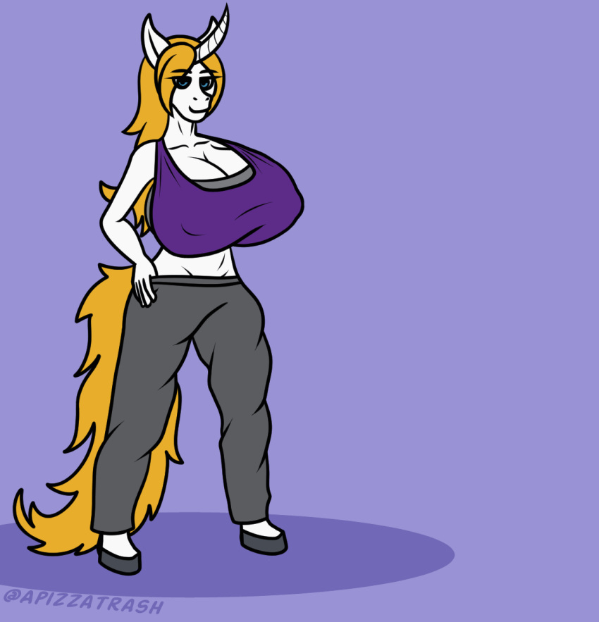 animated anthro apizzatrash balls big_balls big_breasts big_penis blonde_hair breasts clothed clothing digital_media_(artwork) earth_pony equid equine erection expansion friendship_is_magic genital_growth genitals growth gynomorph hair hasbro hi_res hooves horn horse huge_balls huge_breasts huge_penis hyper hyper_balls hyper_genitalia hyper_penis intersex looking_at_viewer mammal my_little_pony open_mouth penis penis_growth pony simple_background solo torn_clothing transformation unicorn white_body white_heart_(oc)