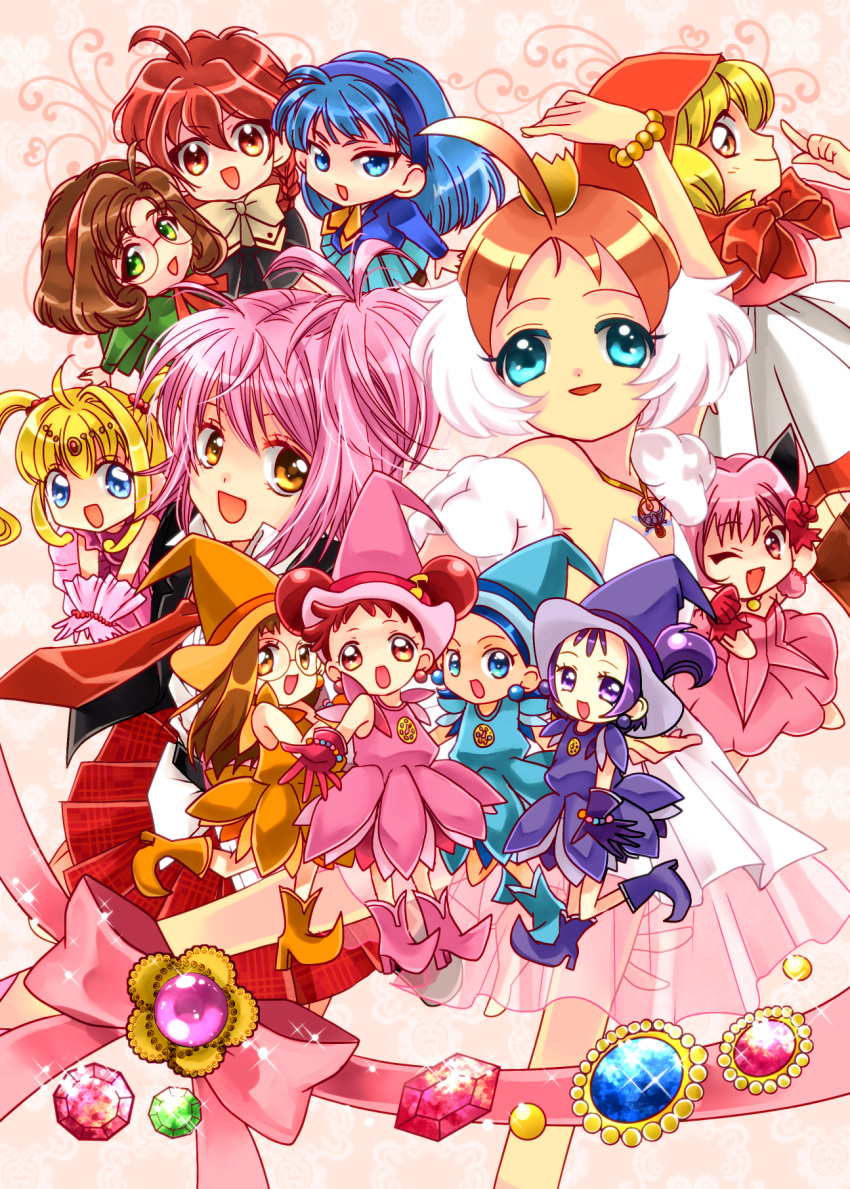 akazukin_chacha chacha_(akazukin_chacha) fujiwara_hazuki harukaze_doremi hayakawa_sashimi highres hinamori_amu hououji_fuu mermaid_melody_pichi_pichi_pitch momomiya_ichigo nanami_lucia princess_tutu princess_tutu_(character) ryuuzaki_umi segawa_onpu senoo_aiko shidou_hikaru shugo_chara! tokyo_mew_mew