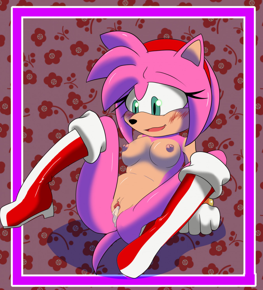 amy_rose anthro eulipotyphlan female hedgehog hi_res knightnight54 mammal sega solo sonic_the_hedgehog_(series)