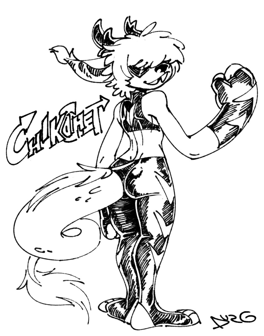 alter_ego chiko clothing dragon felid feline furry hi_res hybrid mammal monochrome scalie secret_identity spandex superhero tight_clothing