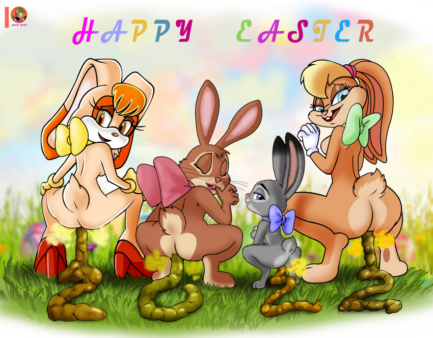 absurd_res animal_humanoid anthro bow_tie butt cadbury cadbury_bunny disney easter excessive_feces fart fart_cloud feces female female/female group hi_res holidays humanoid hyper hyper_feces judy_hopps lagomorph lagomorph_humanoid leporid_humanoid lola_bunny looney_tunes mammal mammal_humanoid mascot moon_pearl nude number pooping rabbit_humanoid scat sega signature sonic_the_hedgehog_(series) space_jam succubi_samus vanilla_the_rabbit warner_brothers zootopia