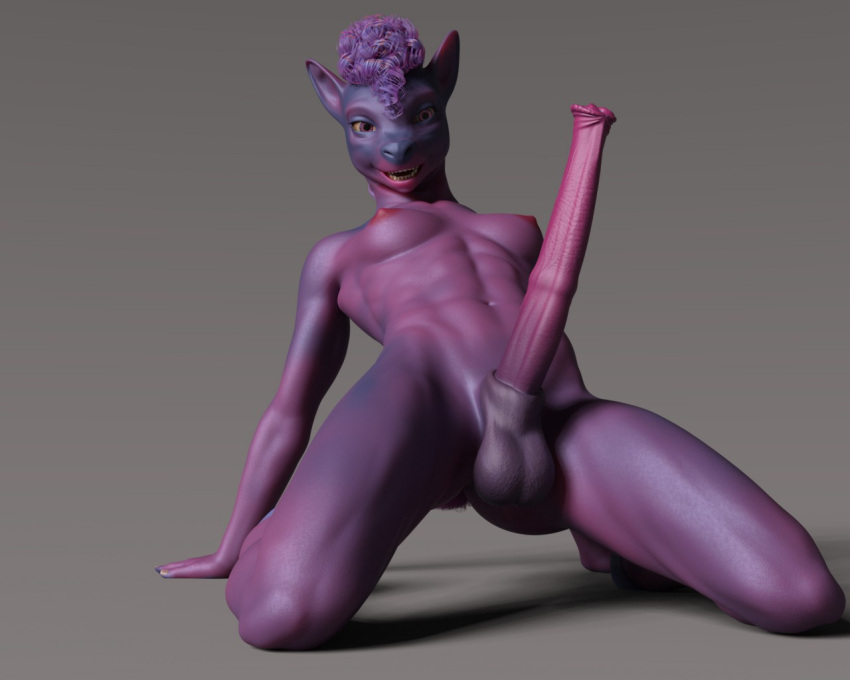 3d_(artwork) 5_fingers abs animal_genitalia animal_penis anthro areola athletic athletic_gynomorph athletic_intersex balls big_balls big_penis breasts butt_from_the_front charlotte_(earthclan) curled_hair digital_media_(artwork) earthclan3d equid equine equine_penis fingers flared_penis genitals glistening glistening_abs glistening_balls glistening_breasts glistening_genitalia glistening_penis grey_background gynomorph hair horse huge_penis intersex kneeling leaning leaning_back long_penis mammal medial_ring muscular_thighs navel nipples nude on_hands_and_knees penis pink_eyes pink_penis pink_tail pompadour presenting presenting_penis purple_balls purple_body purple_hair purple_nose purple_skin red_areola red_nipples shadow simple_background small_breasts smile solo spread_legs spreading v-cut visible_ribs