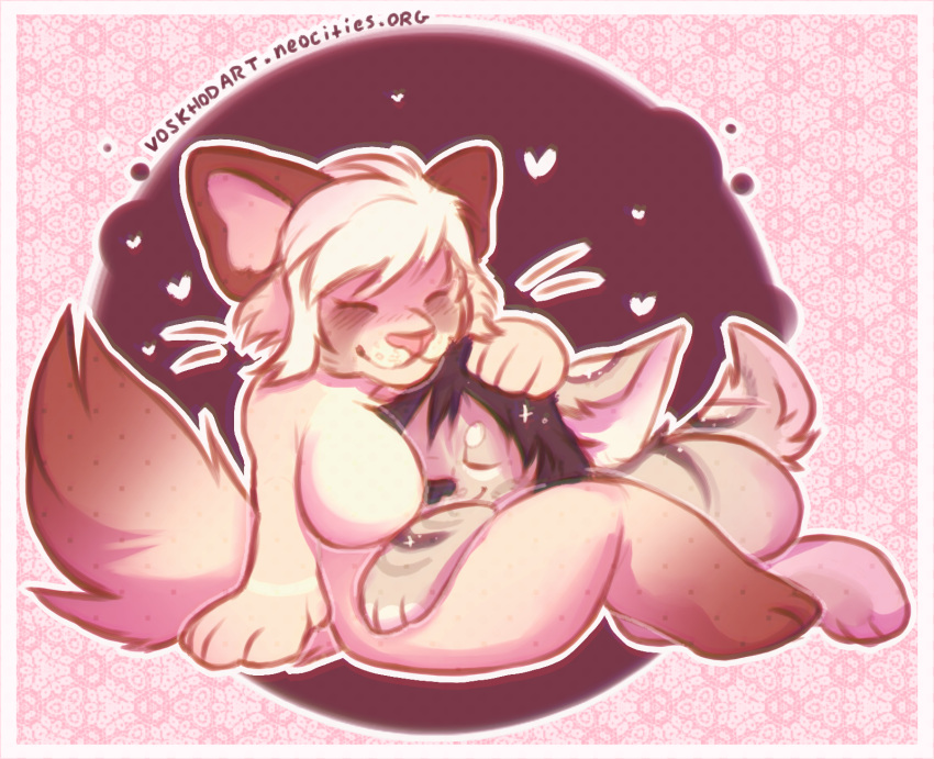 &lt;3 anthro blush breasts chibi curvy_figure digital_media_(artwork) docked_tail domestic_cat duo embrace eyes_closed featureless_breasts felid feline felis female fluffy fluffy_tail fur hair hi_res hug maine_coon male male/female mammal mercury_ruslanovich nude ragdoll_cat short_tail simple_background smile thick_thighs voluptuous voskhodart white_hair