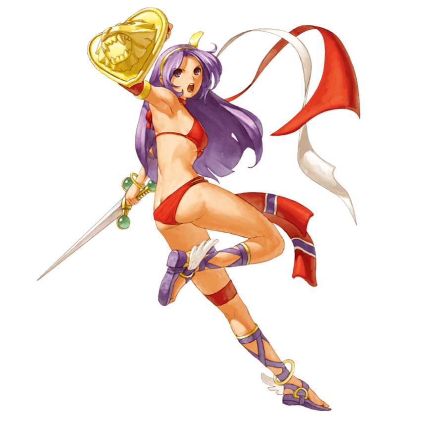 bikini king_of_fighters princess_athena snk swimsuits sword