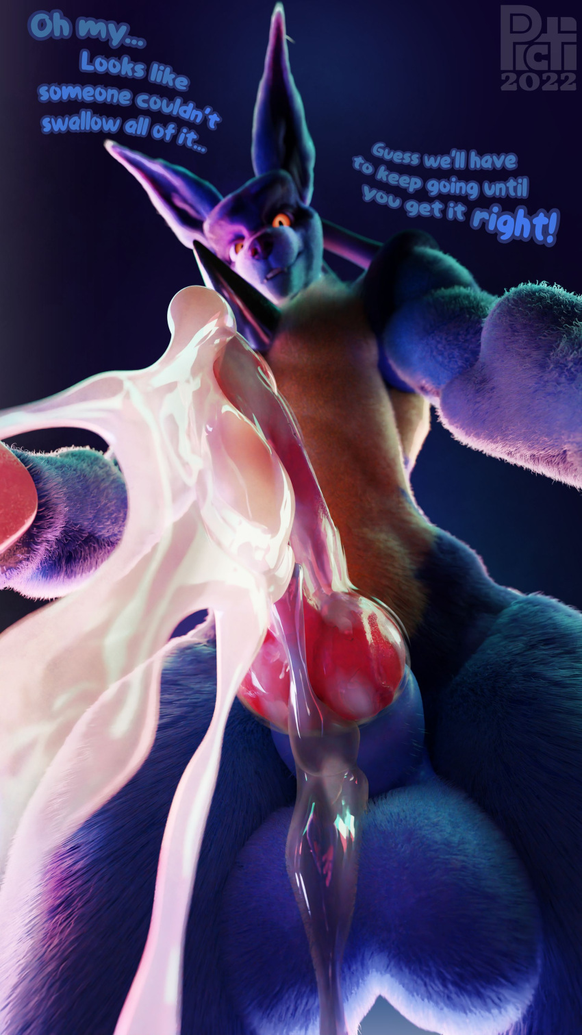 absurd_res bodily_fluids cum dude first_person_view genital_fluids hi_res lucario male nintendo picti pok&eacute;mon pok&eacute;mon_(species) video_games