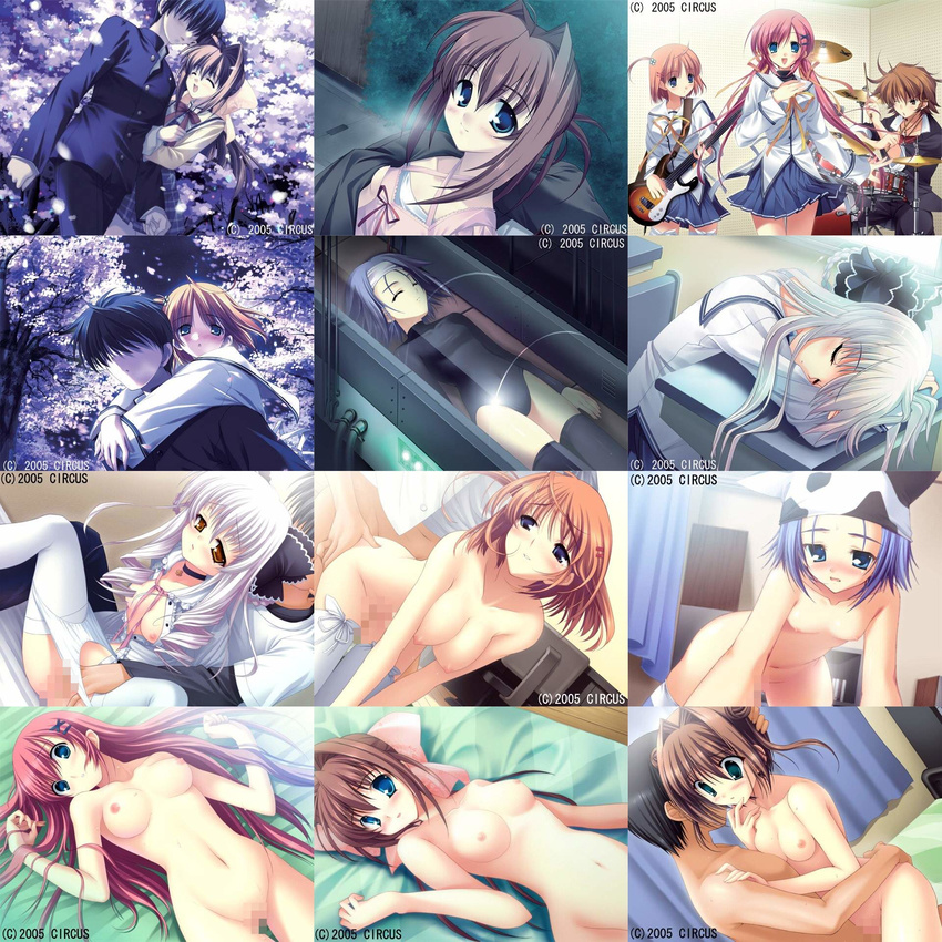 2boys 6+girls amakase_minatsu asakura_otome asakura_yume bed breasts censored circus_(studio) closed_eyes da_capo da_capo_ii dated game_cg highres indoors kayura_yuka medium_breasts mitsumomo_mamu mosaic_censoring multiple_boys multiple_girls nude school_uniform sex shirakawa_nanaka small_breasts tanihara_natsuki tsukishima_koko vaginal yaegashi_nan yukimura_anzu