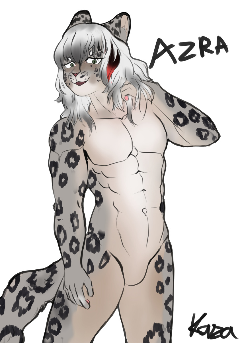 absurd_res anthro azra_(kaza_reloide) felid hi_res kaza_reloide male mammal pantherine solo