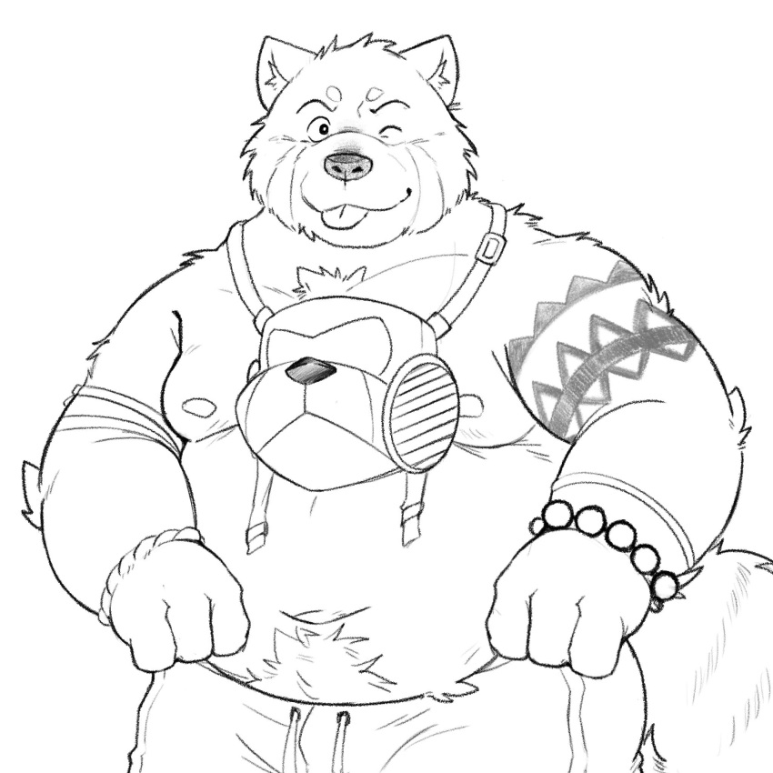 2022 ailurid anthro belly big_belly bottomwear clothing hi_res humanoid_hands kemono male mammal moobs nipples one_eye_closed overweight overweight_male red_panda shorts simple_background solo tattoo tongue tongue_out white_background whitebeast20 wink