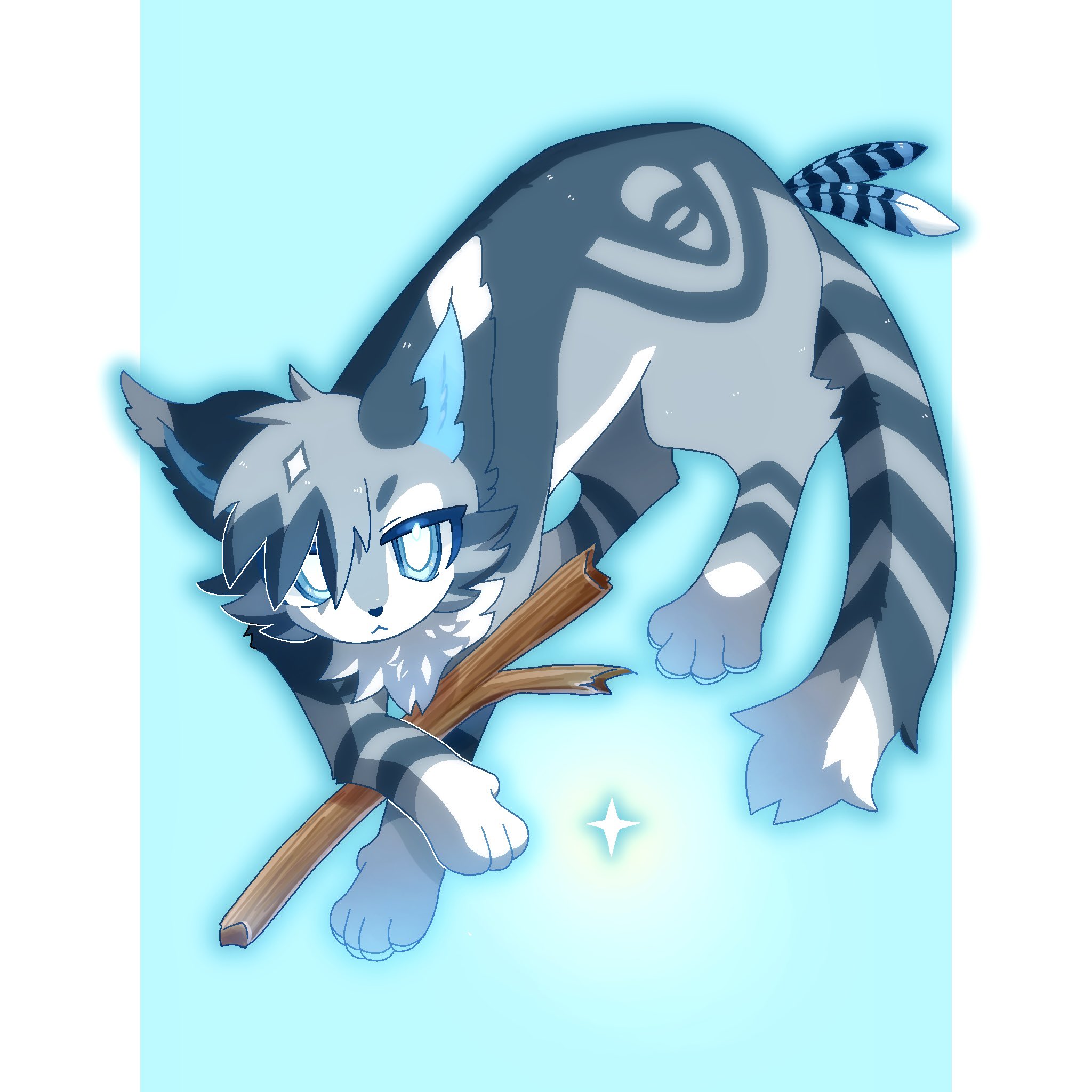 Expressionless Cat The Big ImageBoard (TBIB) - animal animal focus blind blue eyes bright ...