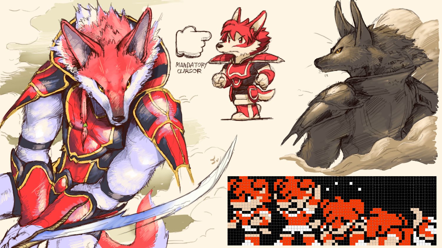 The Big ImageBoard (TBIB) - action pose alternate species anthro armor ...