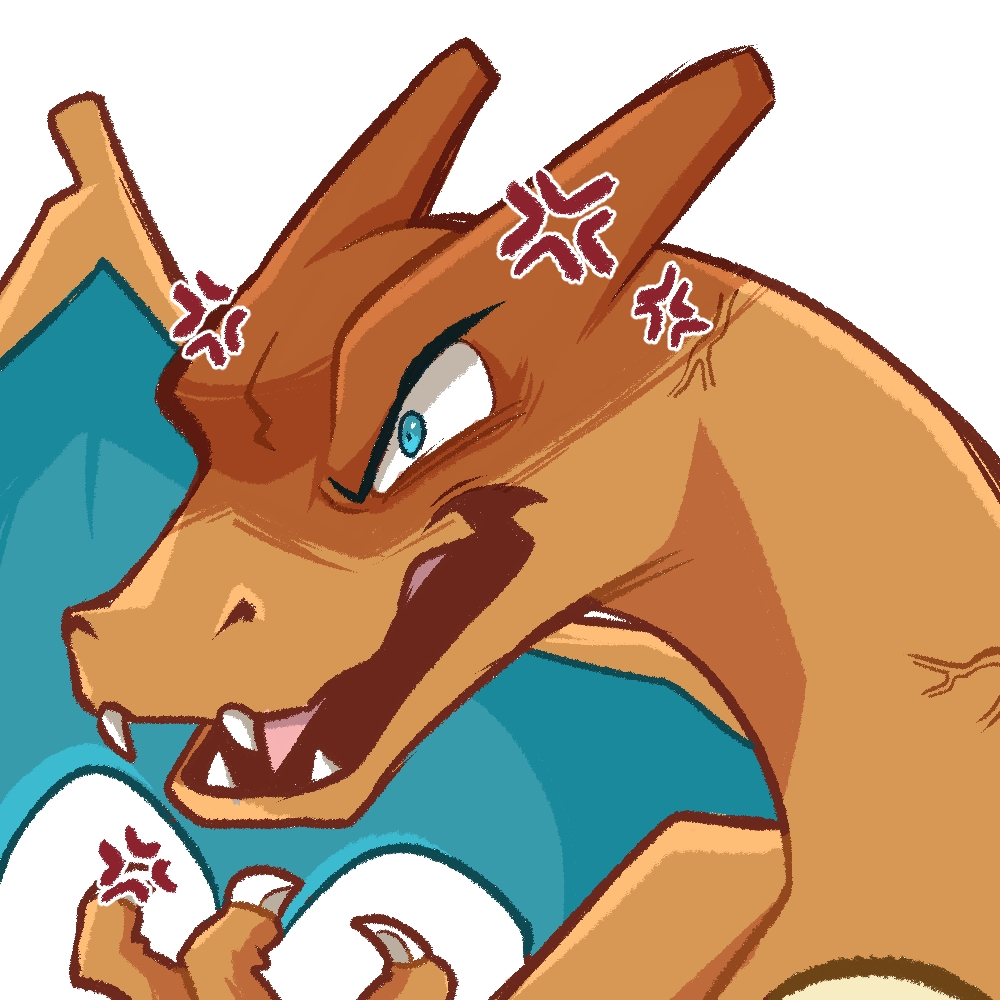 The Big ImageBoard (TBIB) - anger vein angry blue eyes charizard claws ...