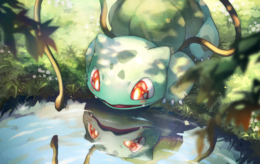 The Big ImageBoard (TBIB) - blurry blush bright pupils bulbasaur champi ...