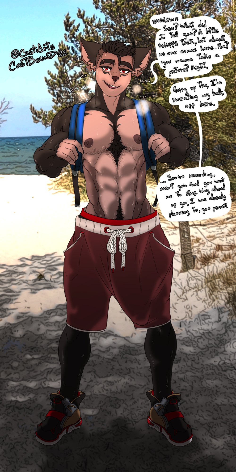The Big ImageBoard (TBIB) - backpack beach big bulge bodily fluids body ...