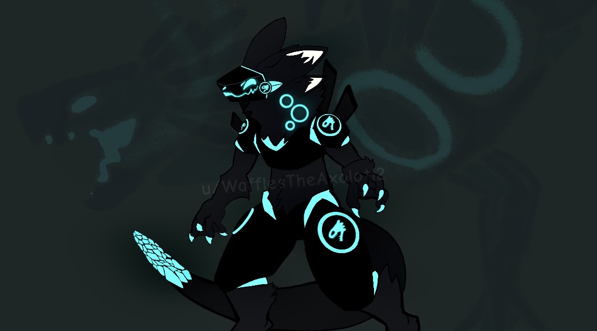 The Big ImageBoard (TBIB) - alpha channel anthro black body black fur ...