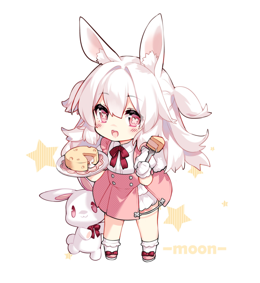 The Big ImageBoard (TBIB) - 1girl :d animal ear fluff animal ears bow ...