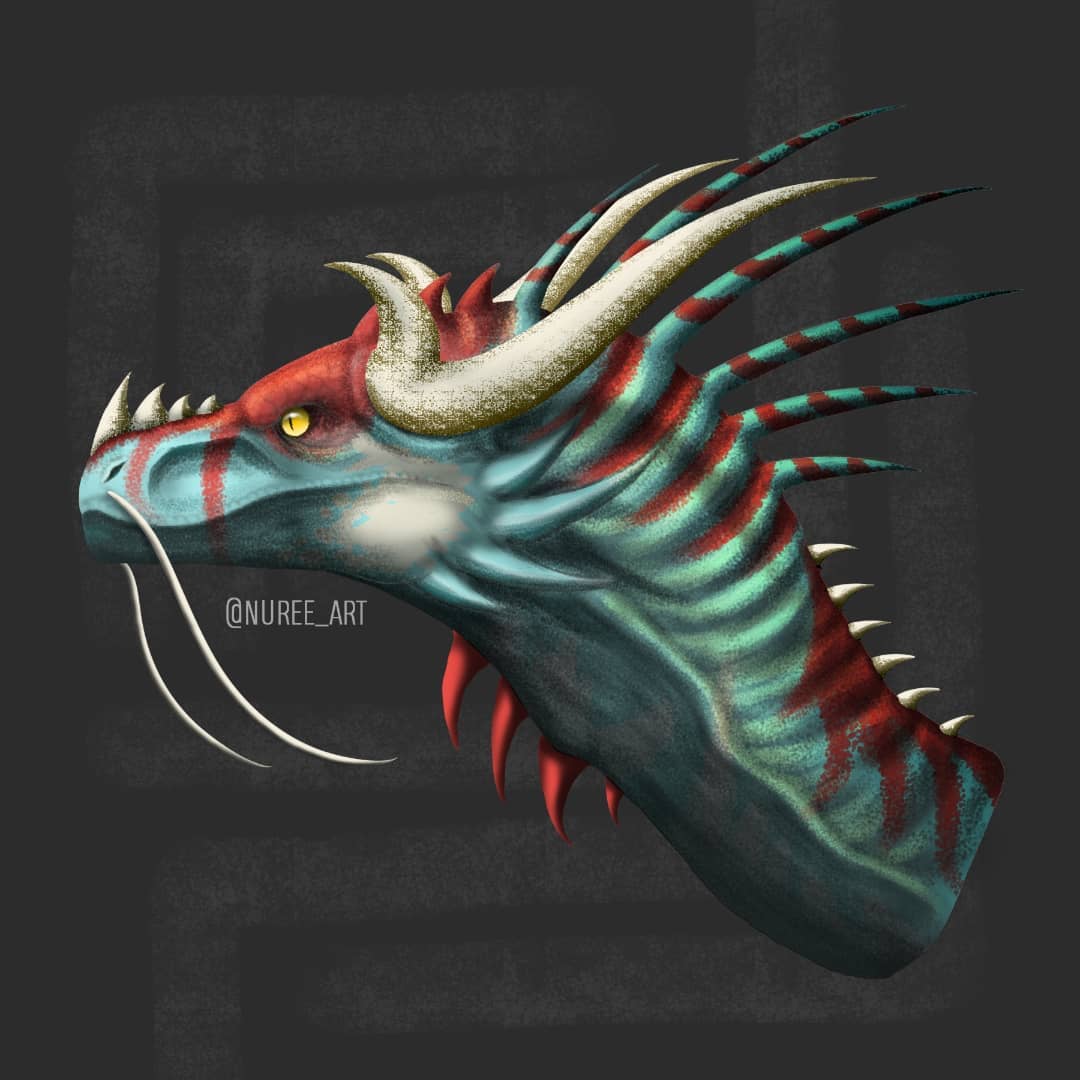 The Big ImageBoard (TBIB) - 1:1 aquatic dragon blue body dragon ...