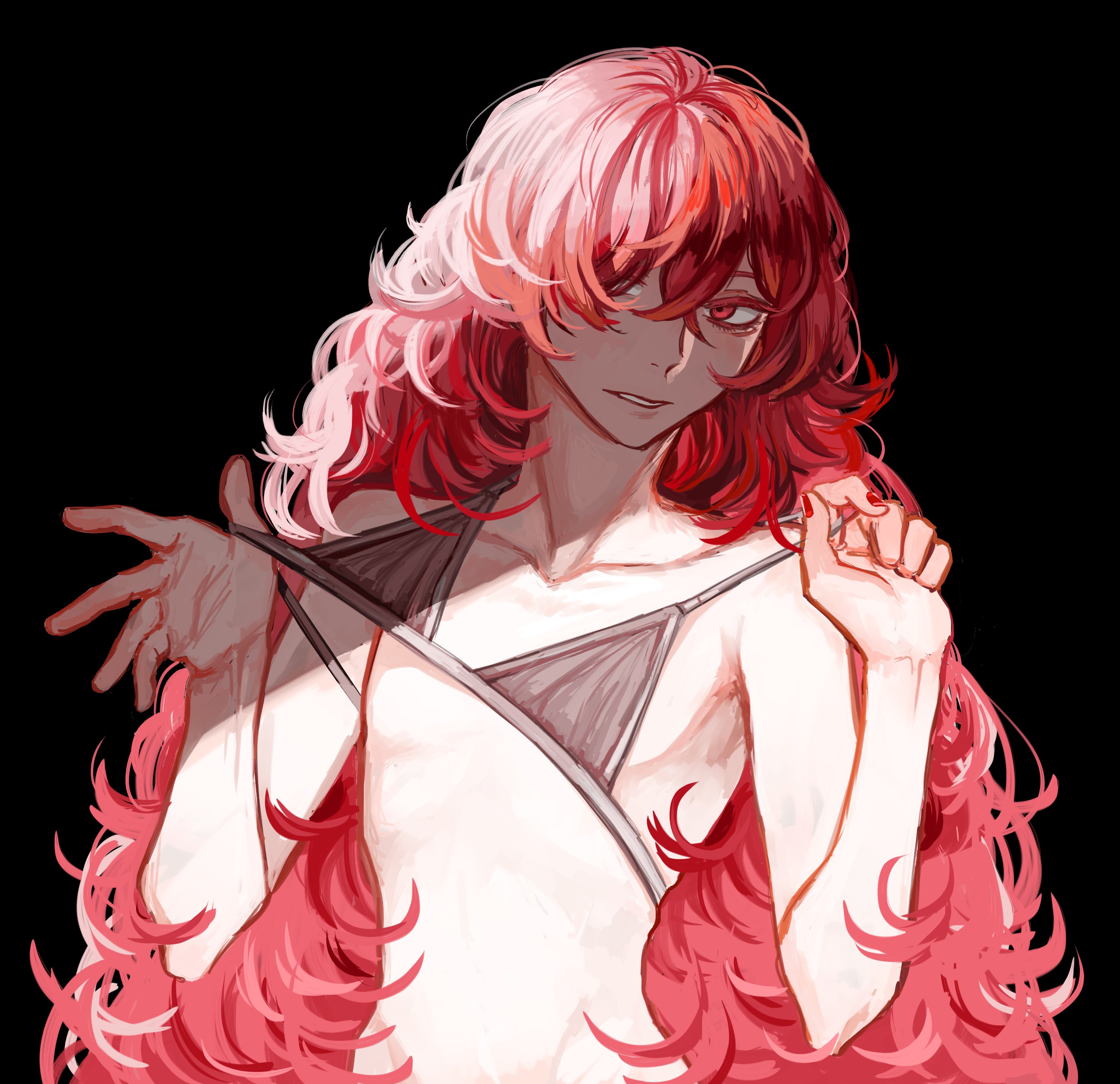 The Big ImageBoard (TBIB) - 1other absurdres androgynous bare shoulders ...