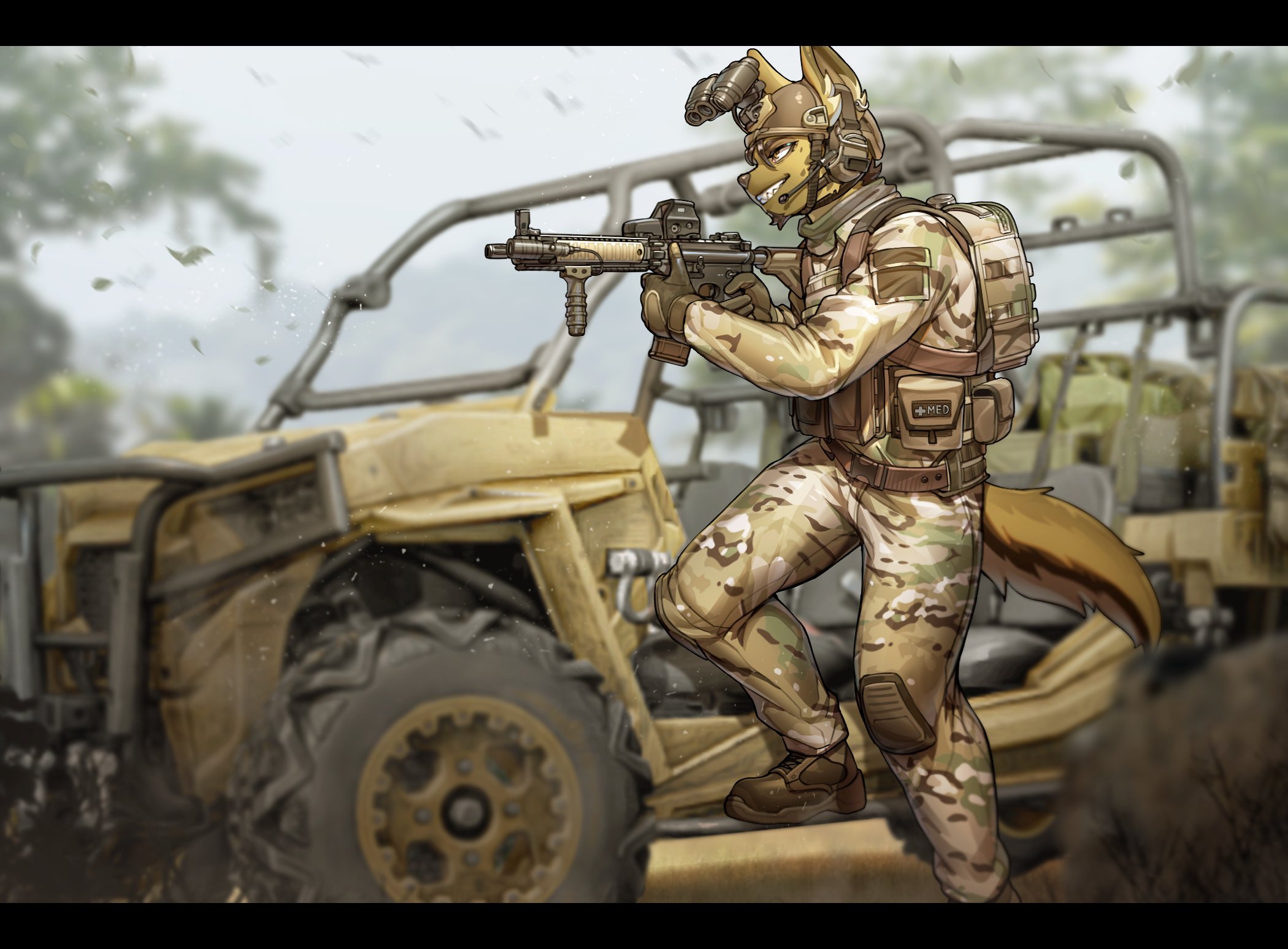 The Big ImageBoard (TBIB) - 2022 anthro armor assault rifle backpack ...