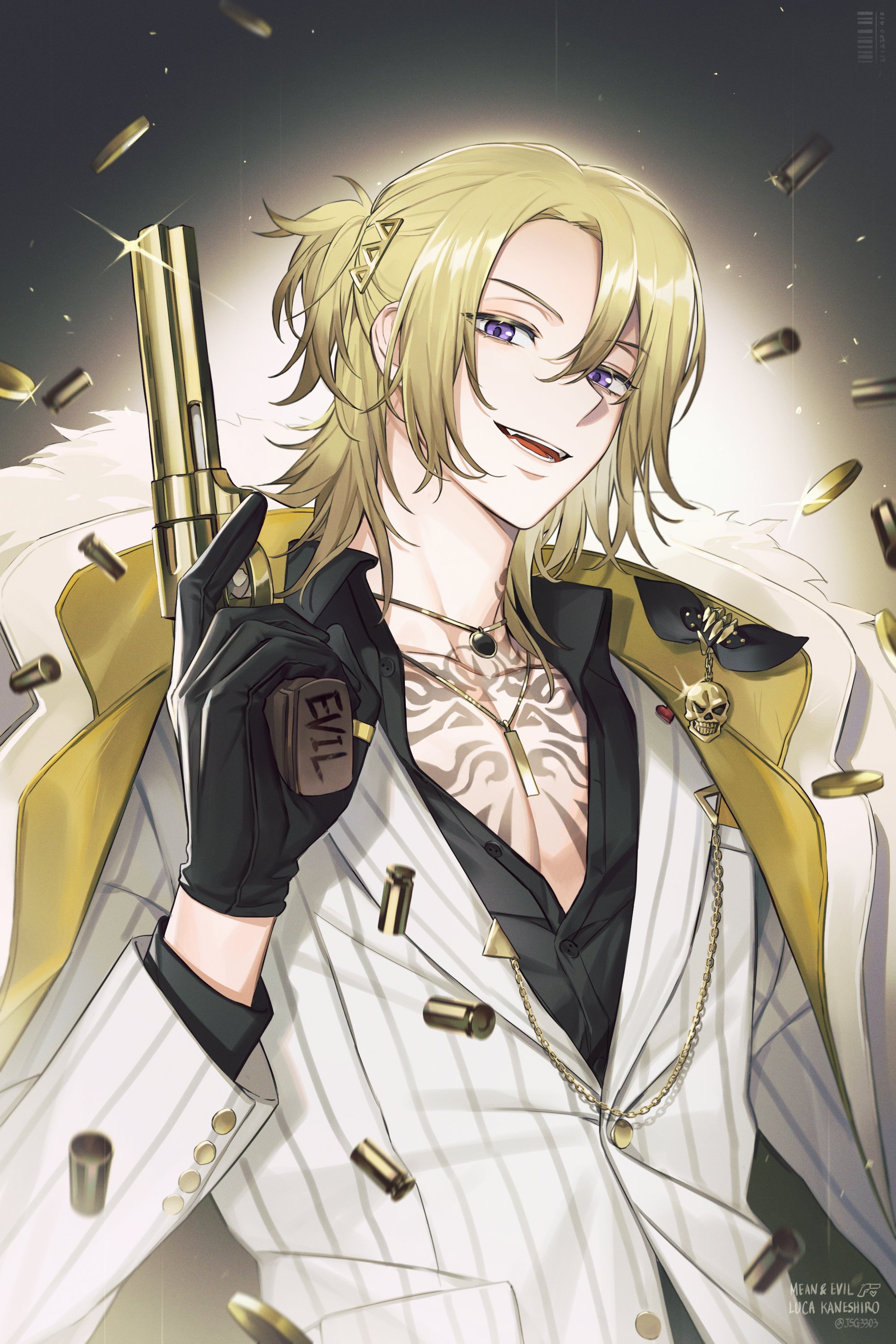 The Big ImageBoard (TBIB) - 1boy absurdres artist name black gloves ...